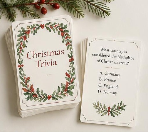 Christmas Trivia Night Game